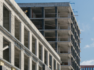 Ход строительства 4-й очереди "Инских холмов" в феврале 2026