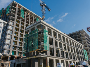 Ход строительства 4-й очереди "Инских холмов" в феврале 2026