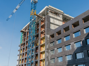 Ход строительства 4-й очереди "Инских холмов" в феврале 2026