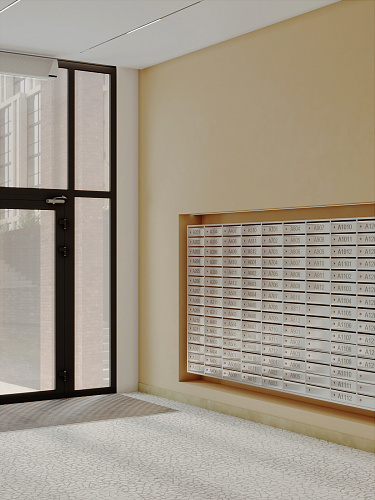 Интерьеры МОП 4-й очереди сити-квартала "Инские холмы"