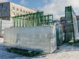 Ход строительства 4-й очереди "Инских холмов" в феврале 2026