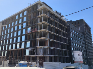 Ход строительства "Инских холмов" в апреле 2026