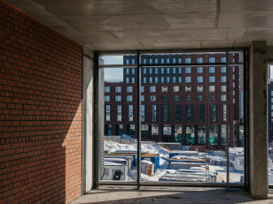 Ход строительства 4-й очереди "Инских холмов" в феврале 2026