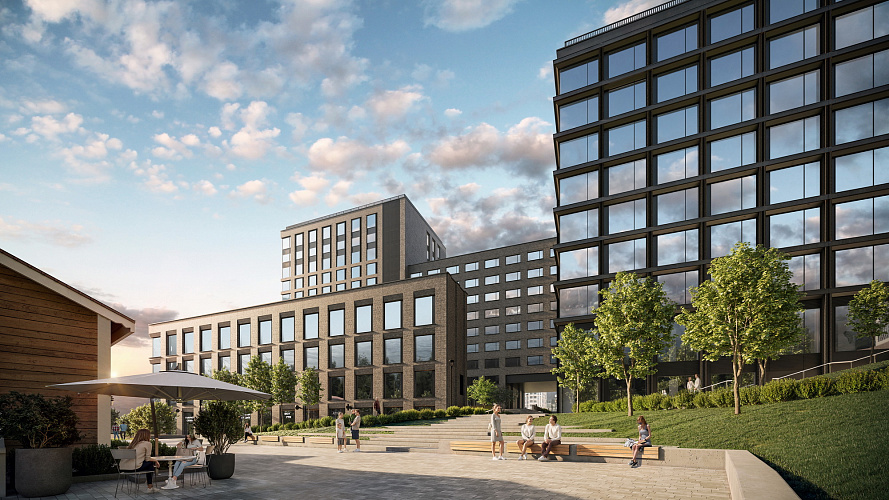 Архитектура 4-й очереди сити-квартала "Инские холмы"