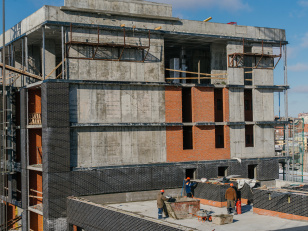 Ход строительства 4-й очереди "Инских холмов" в феврале 2026