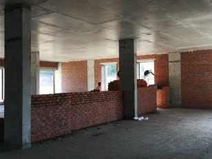 Состояние стен, колонн, утепления внутри здания