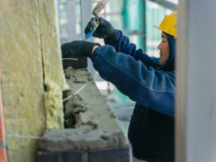 Ход строительства 4-й очереди "Инских холмов" в феврале 2026