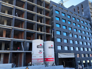 Ход строительства "Инских холмов" в апреле 2026