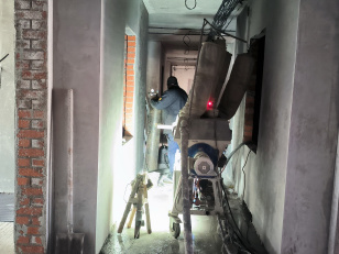 Ход строительства "Инских холмов" в марте 2026